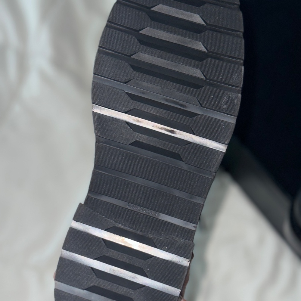 Chanel Shiny Lambskin Quilted Lace Up Combat Boots - Picture 7 of 13